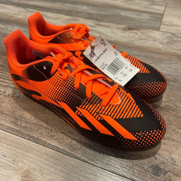 Adidas X Speedportal Messi .4 Size 5.5 Youth Soccer Cleats Orange Black GZ5139 - Picture 1 of 5
